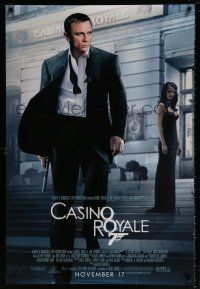 6k107 CASINO ROYALE advance DS 1sh '06 Daniel Craig as James Bond & sexy Eva Green!