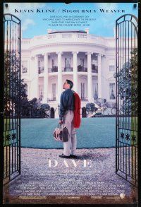 6k150 DAVE DS 1sh '93 directed by Ivan Reitman, Kevin Kline as impostor president!