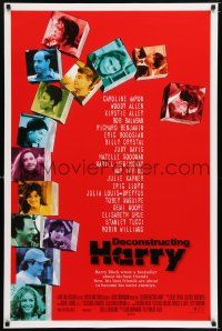 6k162 DECONSTRUCTING HARRY DS 1sh '97 Woody Allen, Toby Maguire, Robin Williams, Demi Moore!