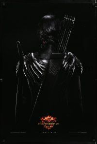 6k302 HUNGER GAMES: MOCKINGJAY - PART 1 teaser DS 1sh '14 Katniss w/ her back turned w/bow & quiver
