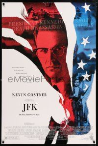 6k347 JFK DS 1sh '91 directed by Oliver Stone, Kevin Costner as Jim Garrison!