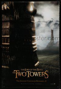6k393 LORD OF THE RINGS: THE TWO TOWERS teaser 1sh '03 Peter Jackson epic, J.R.R. Tolkien!