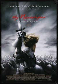 6k418 MESSENGER DS 1sh '99 directed by Luc Besson, Milla Jovovich as Joan of Arc in battle!