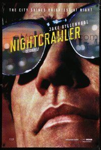 6k471 NIGHTCRAWLER teaser DS 1sh '14 cool image of Jake Gyllenhaal with sunglasses!