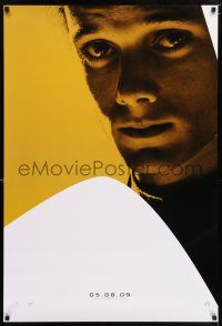 6k665 STAR TREK teaser 1sh '09 cool portrait image of Anton Yelchin as Chekov!