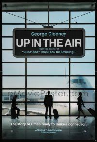 6k798 UP IN THE AIR teaser DS 1sh '09 George Clooney, Vera Farminga, Anna Kendrick!
