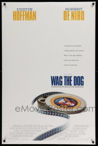 6k809 WAG THE DOG DS 1sh '97 Dustin Hoffman, Robert De Niro, directed by Barry Levinson!