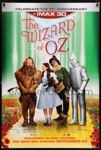 6k833 WIZARD OF OZ G-rated advance DS 1sh R13 Victor Fleming, Judy Garland all-time classic!