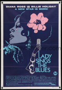 6s737 LADY SINGS THE BLUES Aust 1sh '72 Diana Ross in her film debut as singer Billie Holiday!