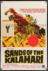 6s749 SANDS OF THE KALAHARI Aust 1sh '65 the strangest adventure the eyes of man have ever seen!