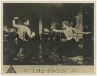 6s712 SWAN Aust LC '56 different image of beautiful Grace Kelly fencing with Louis Jourdan!