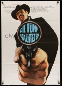 6s577 HOUR OF THE GUN German '67 James Garner as Wyatt Earp, John Sturges, was he a hero or killer