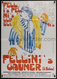 6s581 IL BIDONE German R70s Federico Fellini's Il Bidone, Fellini and Courreye artwork!