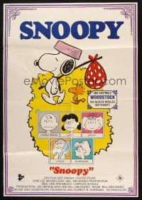 6s662 SNOOPY COME HOME white style German '72 Peanuts, Charlie Brown, great Schulz art of Snoopy!
