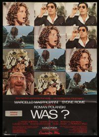 6s694 WHAT German '73 Marcello Mastroianni, Hugh Griffith, Roman Polanski comedy!