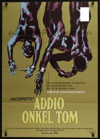 6s697 WHITE DEVIL: BLACK HELL German '72 Gualtiero Jacopetti & Franco Prosperi's Addio Zio Tom!