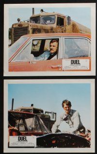 6s327 DUEL 12 French LCs '73 Steven Spielberg, Weaver, most bizarre murder weapon ever used!