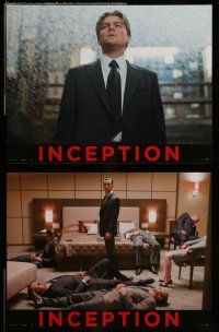 6s376 INCEPTION 8 French LCs '10 Christopher Nolan, Leonardo DiCaprio, Gordon-Levitt, different!