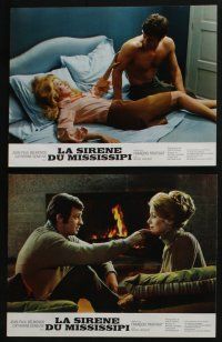 6s353 MISSISSIPPI MERMAID 10 set B French LCs '70 Francois Truffaut, Belmondo, Catherine Deneuve!