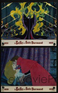 6s410 SLEEPING BEAUTY 5 French LCs '59 Walt Disney cartoon fairy tale fantasy classic!