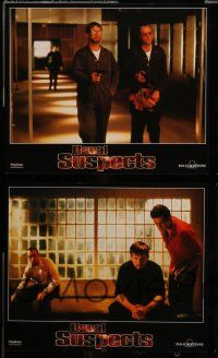 6s414 USUAL SUSPECTS 4 French LCs '95 Spacey, Baldwin, Byrne, Palminteri, Del Toro, Postelwaithe!