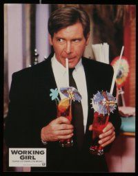 6s392 WORKING GIRL 8 French LCs '88 Harrison Ford, Melanie Griffith & Sigourney Weaver!