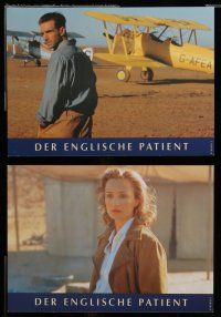 6s469 ENGLISH PATIENT 8 German LCs '97 Ralph Fiennes, Juliette Binoche, Best Picture winner