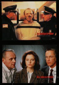 6s484 SILENCE OF THE LAMBS 4 German LCs R01 great images of Jodie Foster, Anthony Hopkins, Glenn!
