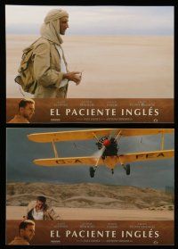 6s089 ENGLISH PATIENT 8 Spanish LCs '96 Anthony Minghella, Ralph Fiennes, Juliette Binoche, Dafoe!
