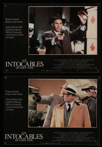 6s079 UNTOUCHABLES 12 Spanish LCs '87 Kevin Costner, Robert De Niro, Sean Connery!