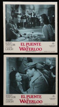 6s098 WATERLOO BRIDGE 6 Spanish LCs R80s different images of Vivien Leigh & Robert Taylor!