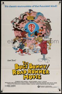 6t064 BUGS BUNNY & ROAD RUNNER MOVIE 1sh '79 Chuck Jones classic comedy cartoon!