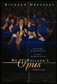 6t540 MR. HOLLAND'S OPUS English 1sh '96 Richard Dreyfuss, great different graduation image!