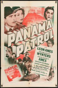 6t615 PANAMA PATROL English 1sh '39 Leon Ames, Charlotte Wynters, Adrienne Ames, Central America!