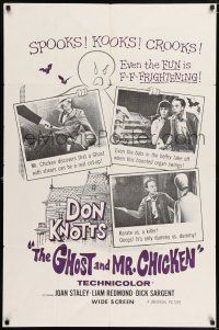 6t270 GHOST & MR. CHICKEN military 1sh '66 wacky Don Knotts, you'll laugh yourself silly!
