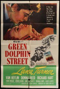 6t315 GREEN DOLPHIN STREET 1sh R55 sexy Lana Turner, Van Heflin, written by Samson Raphaelson