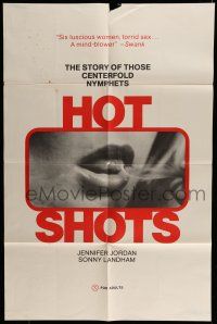 6t343 HOT SHOTS 1sh '74 Jennifer Jordan, the story of centerfold nymphets!