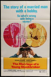 6t500 MARRIAGE OF A YOUNG STOCKBROKER 1sh '71 what's wrong with Richard Benjamin being a voyeur!