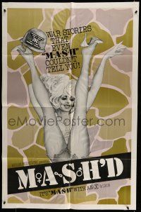 6t505 MASH'D 1sh '75 Annie Sprinkle in military sexploitation, it's MASH with an X!