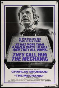 6t513 MECHANIC style A 1sh '72 Charles Bronson has more than a dozen ways to kill in his box!