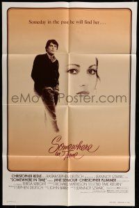 6t744 SOMEWHERE IN TIME 1sh '80 Christopher Reeve, Jane Seymour, cult classic!