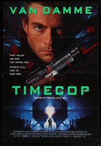 6t826 TIMECOP 1sh '94 Jean-Claude Van Damme still has time to save his dead wife!