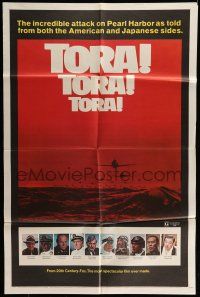 6t837 TORA TORA TORA style B 1sh '70 the re-creation of the incredible attack on Pearl Harbor!