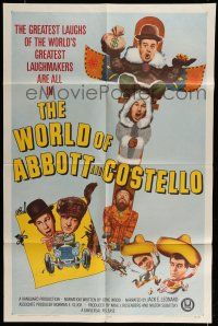 6t974 WORLD OF ABBOTT & COSTELLO 1sh '65 Bud & Lou are the greatest laughmakers!
