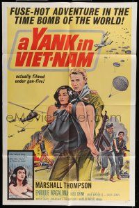 6t981 YANK IN VIET-NAM 1sh '64 fuse-hot adventure in the time bomb of the world filmed under fire!