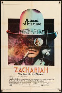 6t996 ZACHARIAH 1sh '71 Don Johnson, the first electric western, he was a head of his time!