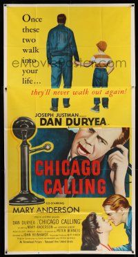 6w453 CHICAGO CALLING 3sh '51 $53 means life or death for Dan Duryea to keep his phone connected!