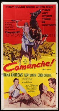 6w463 COMANCHE int'l 3sh R60s Dana Andrews, Linda Cristal, they killed more white men than any other