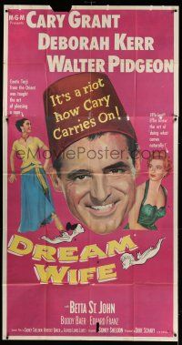 6w490 DREAM WIFE 3sh '53 does gay bachelor Cary Grant choose sexy Deborah Kerr or Betta St. John!