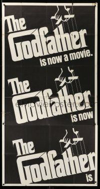 6w517 GODFATHER int'l 3sh '72 Francis Ford Coppola crime classic, great art by S. Neil Fujita!